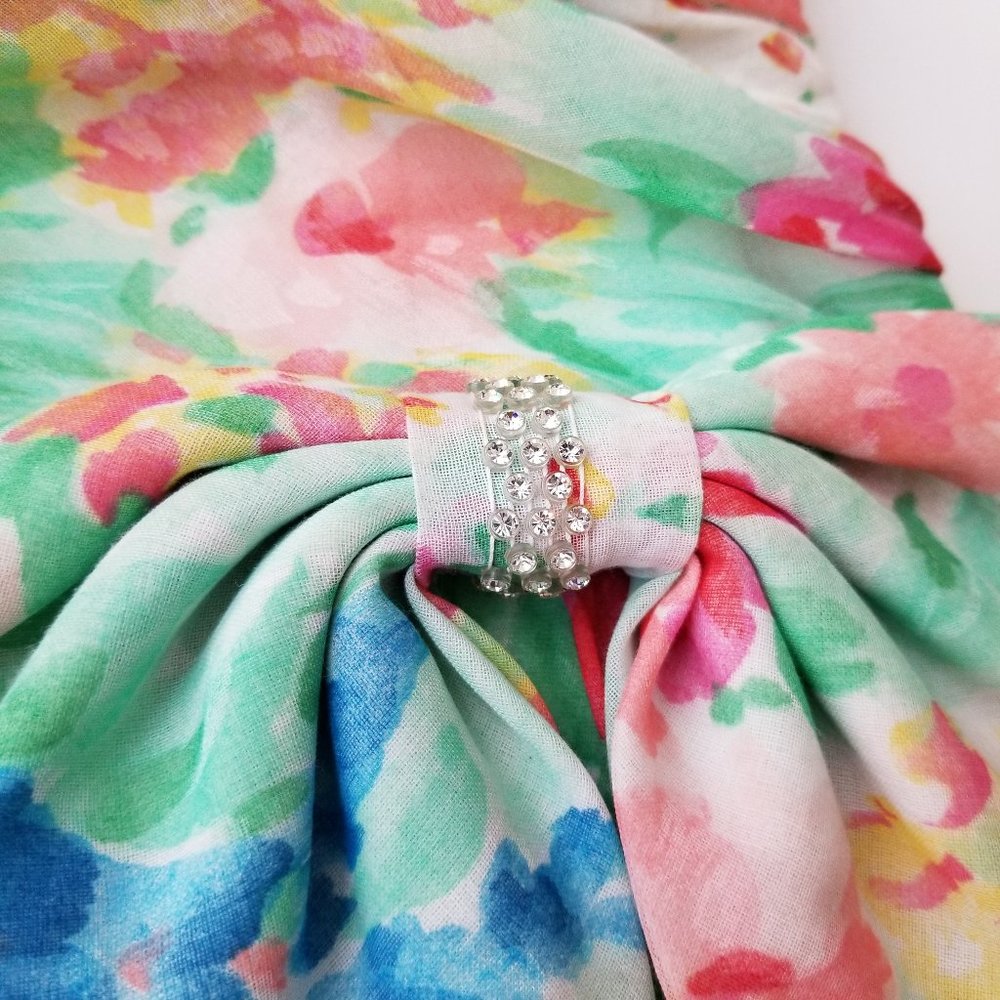 Laura Ashley 1980s Floral Fit & Flare Dress - image 7